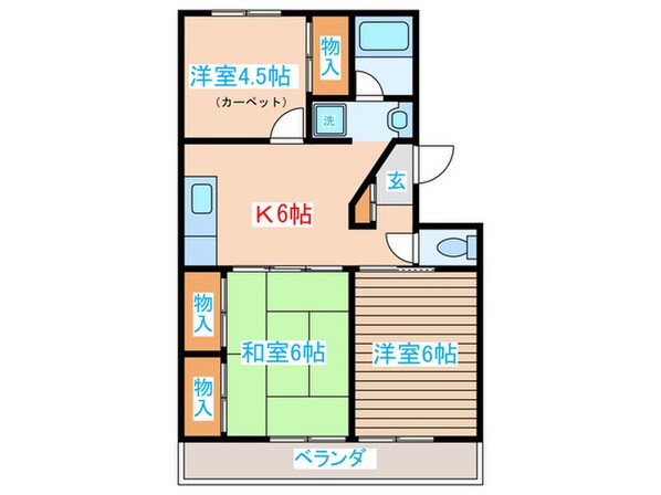 フォ－シ－ズン連坊の物件間取画像